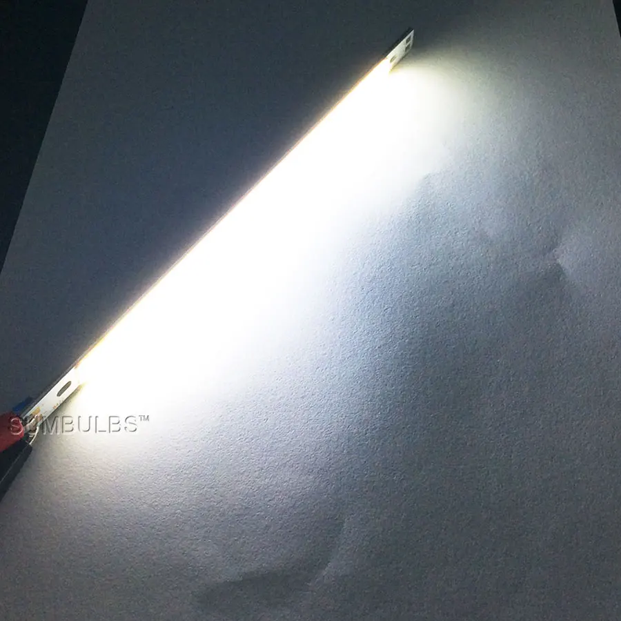 [Sumbulbs] 200x10 мм 0422 10 Вт Светодиодный светильник COB полоса лампы DC 12-14 в 1000LM зеленый желтый красный синий теплый белый чистый белый бар светильник - Испускаемый цвет: Cold White