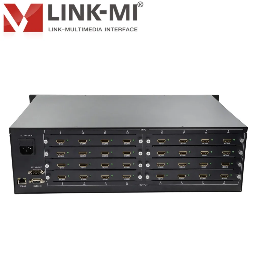 LINK MI LM MXS16 профессиональная x матрица g коммутация 16 портов 4K HD матричный