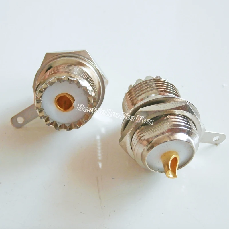 

1 шт. разъем UHF Female SO239 Jack Гайка перегородка чашка паяльная Панель Крепление прямой