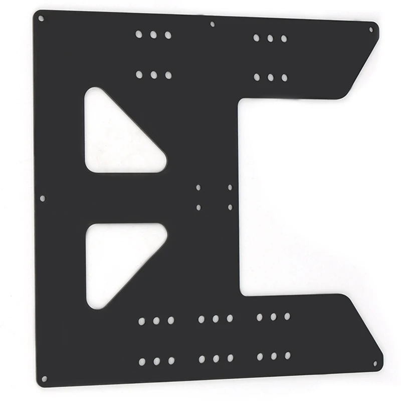 Черная Алюминиевая анодированная пластина Y Carriage Upgrade V2 Prusa I3 Hot Bed Support Plate для Diy 3D