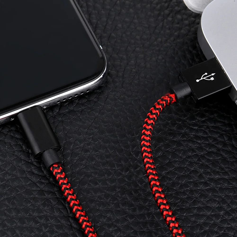Дата кабель Прочный Удобный Быстрая зарядка нейлон тип c Micro USB аксессуары для