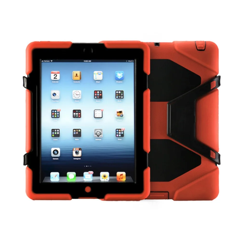 Чехол для Apple iPad 360 градусов Поворотная подставка/подставка ручек и наплечный
