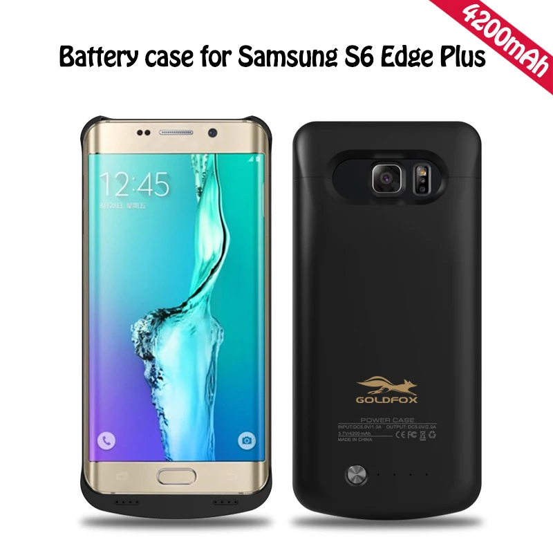 Мощность чехол для samsung Galaxy S6 Edge Plus G9250 корпус резервного Внешняя Батарея Зарядное устройство чехол для S6 Edge+ G9250 4200 мАч Мощность банк
