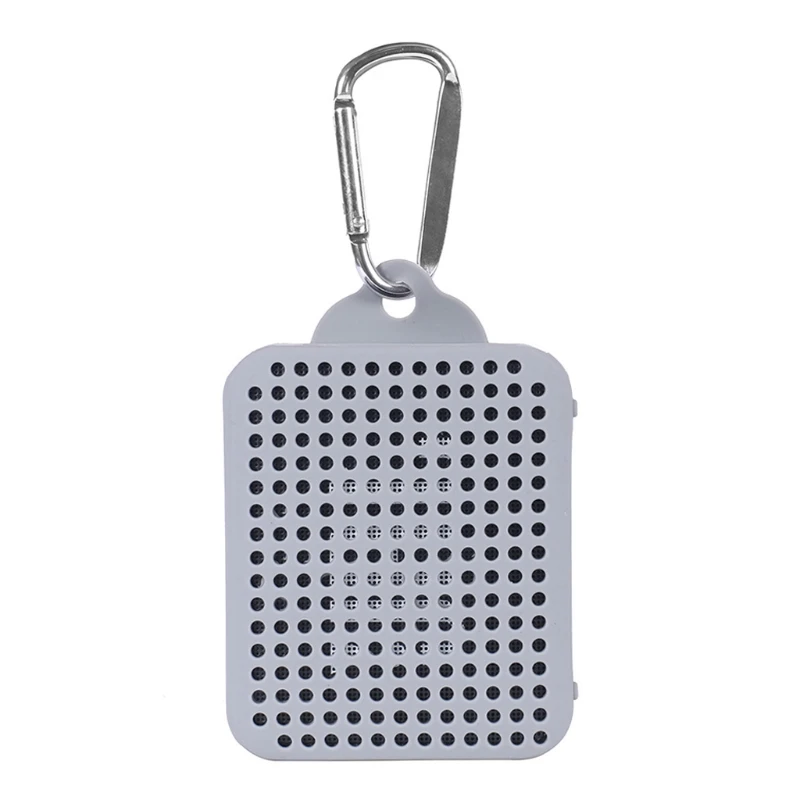 Силиконовый защитный кожаный чехол карабин для JBL GO 2 Bluetooth динамик
