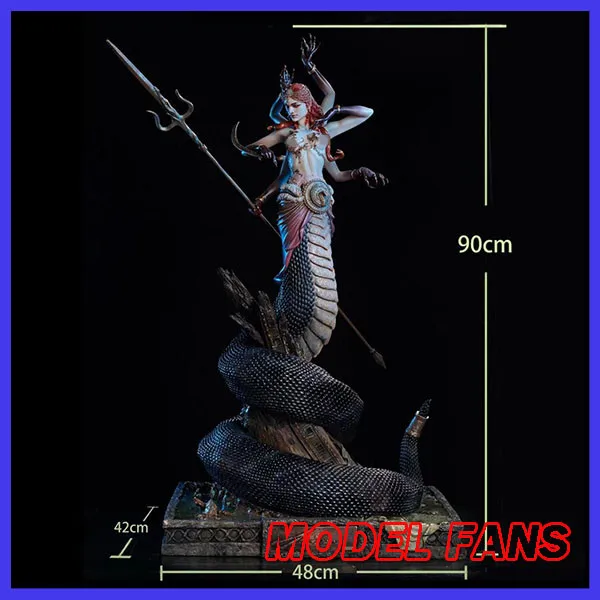 Фигурка из смолы gk для коллекции модельных фанатов lin studio wow 1/4 naga red высота 90 см |