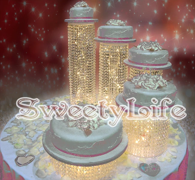 Стенд для свадебного торта Crystal центральный элемент демонстрация 5 шт./лот|cake