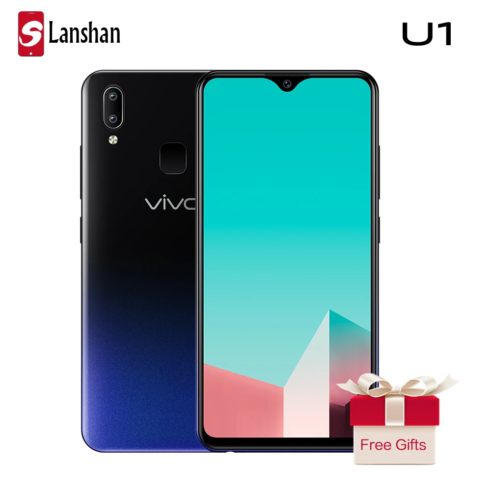Оригинальный мобильный телефон vivo U1 4 Гб ОЗУ 64 ПЗУ 6 2 дюймов Восьмиядерный экран