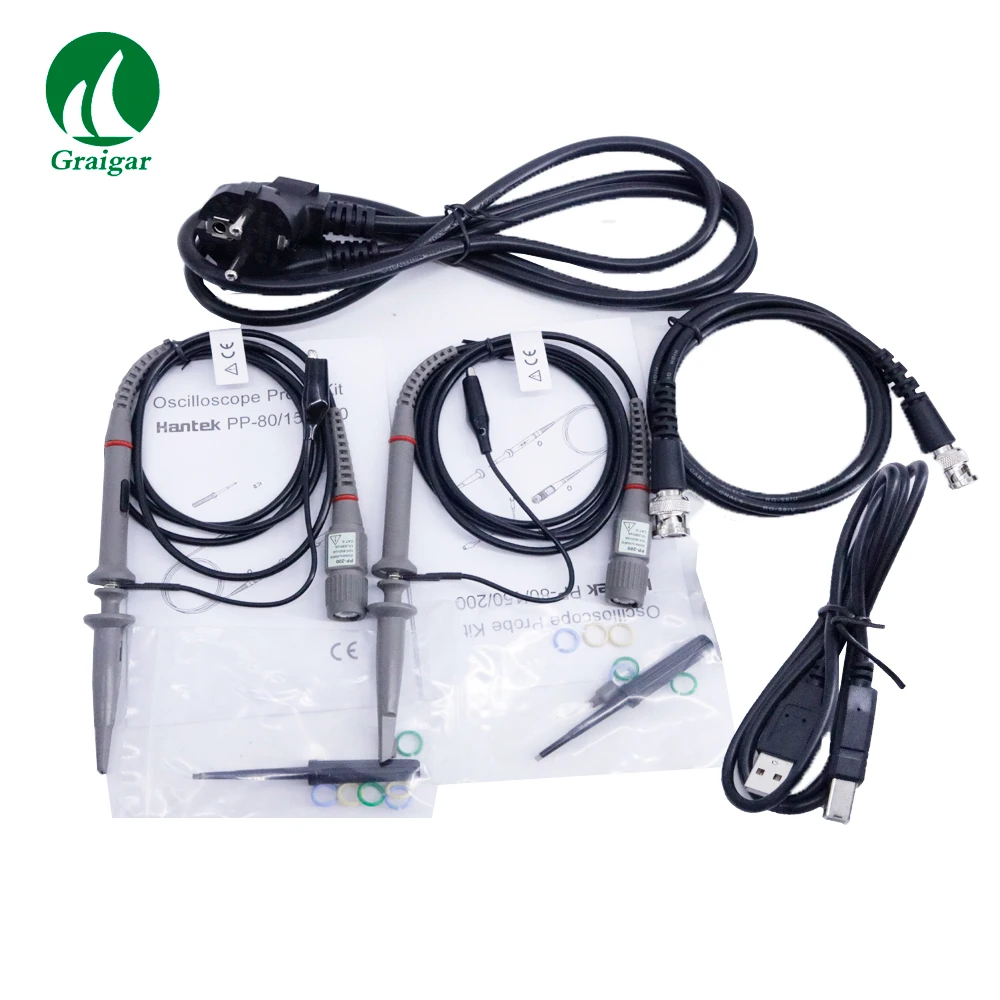 Hantek DSO4202C цифровой осциллограф 2 канала 1 канал произвольный/функциональный