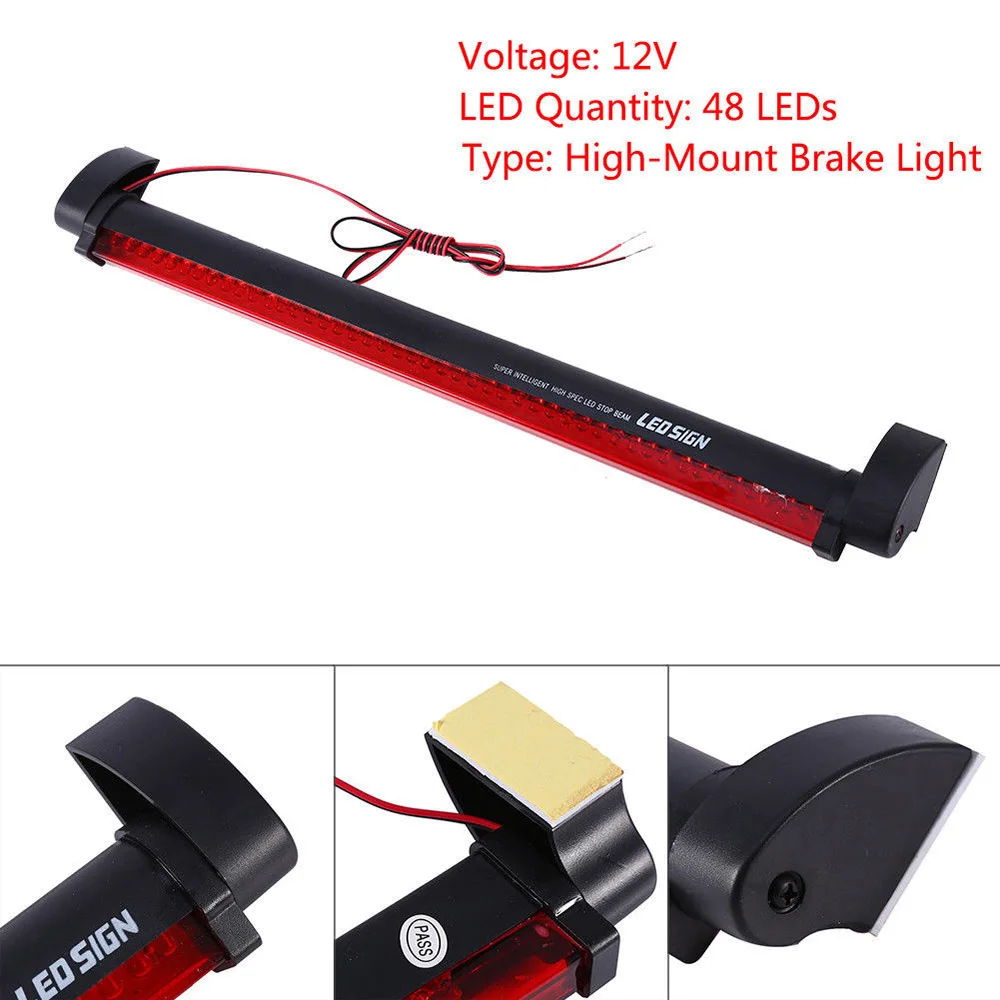 Хвост светильник 40 56LED тормозной 12V красный автомобиль с высоким креплением стоп