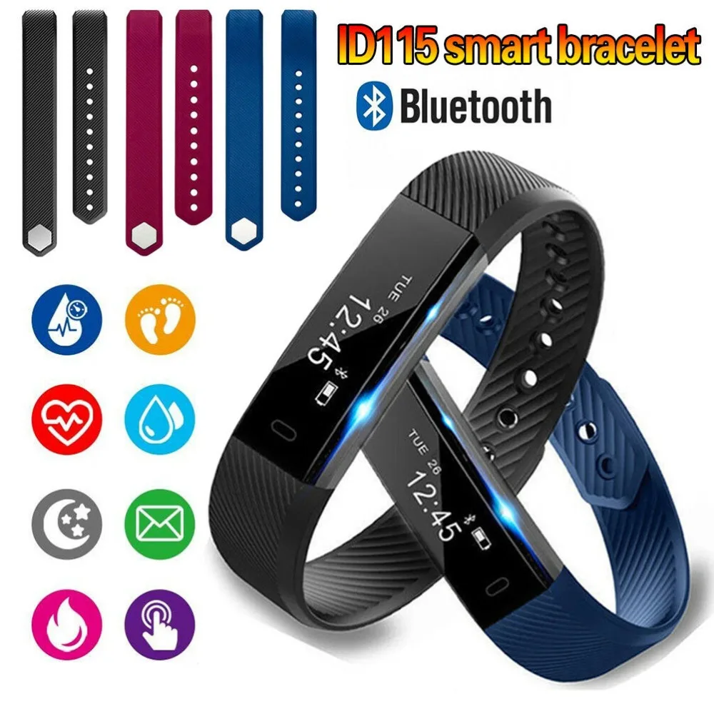 Фитнес Спорт умный Браслет вибрирующий будильник Smart Band Hembeer часы Smartband для Xiaomi PK