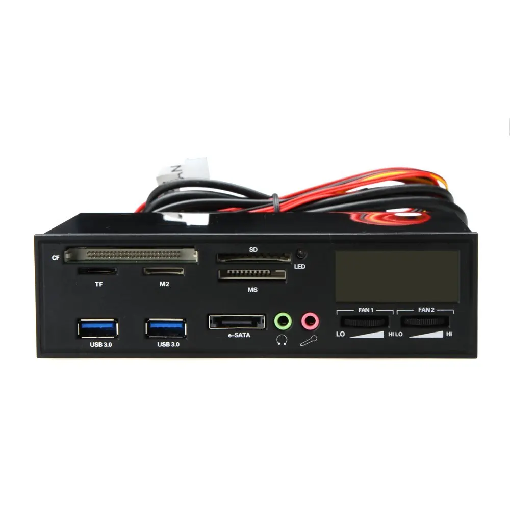 Мультимедийная панель на приборную 5 25 дюйма USB 3 0 e-SATA | Компьютеры и офис