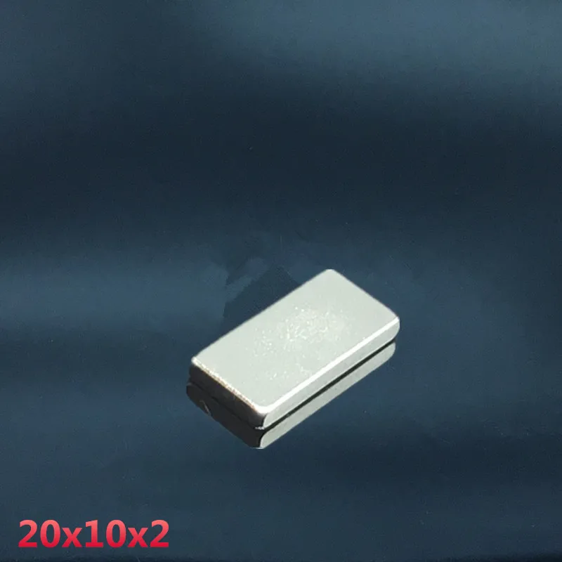 50 шт. неодимовый магнит 20x10x2 мм N35 маленькая квадратная мощность сильные магниты
