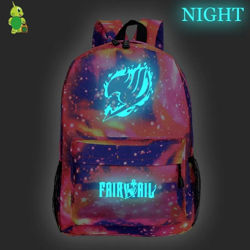 12 Mochila рюкзак "Хвост Феи" Аниме повседневные дорожные сумки через плечо школьные сумки для подростков женщин мужчин рюкзак для ноутбука детские сумки для книг - Цвет: 12