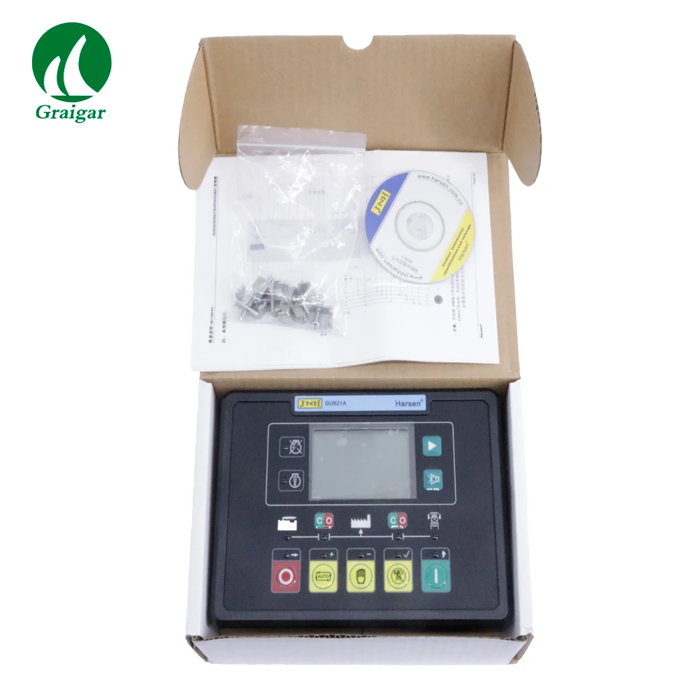 

Harsen GU621A-00 Single Generating Set Intelligent Generator Controller GU621A Automatic Mains Failure Controller