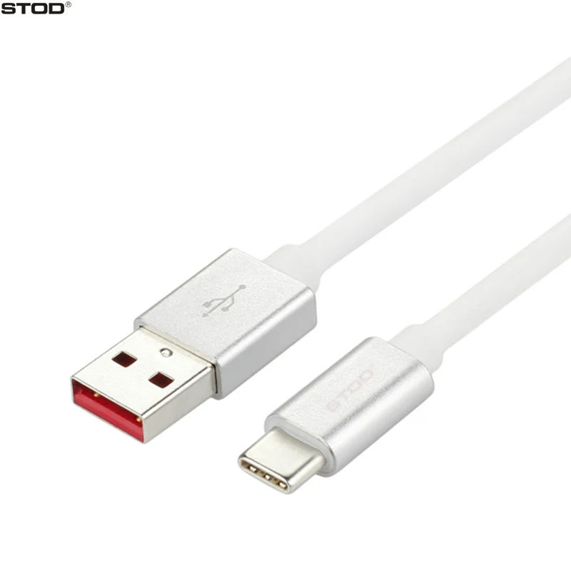STOD usb type C кабель SuperCharge 5A 2 м 6.6ft Синхронизация данных Быстрая зарядка для huawei mate 9 10 20 P 10 20 30 Pro Honor USB-C провод