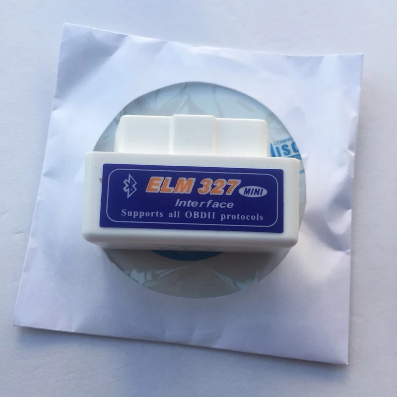 2018 Супер Мини Elm327 Bluetooth OBD2 V1.5 Elm 327 белый/синий цвет OBD 2 диагностический инструмент