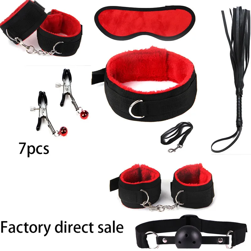 Прямая продажа с фабрики вибратор 7 8 шт. секс для smнаручников зажимом плетения