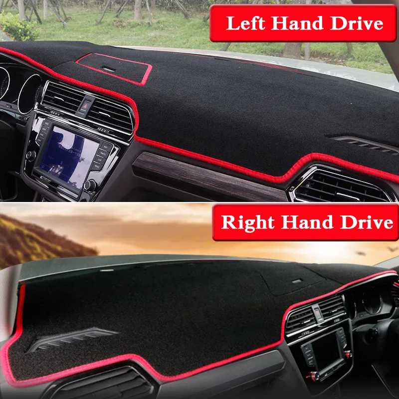 Коврик для приборной панели QCBXYYXH Volkswagen Tiguan 2017 2018 защитный коврик салона Photophobism Pad