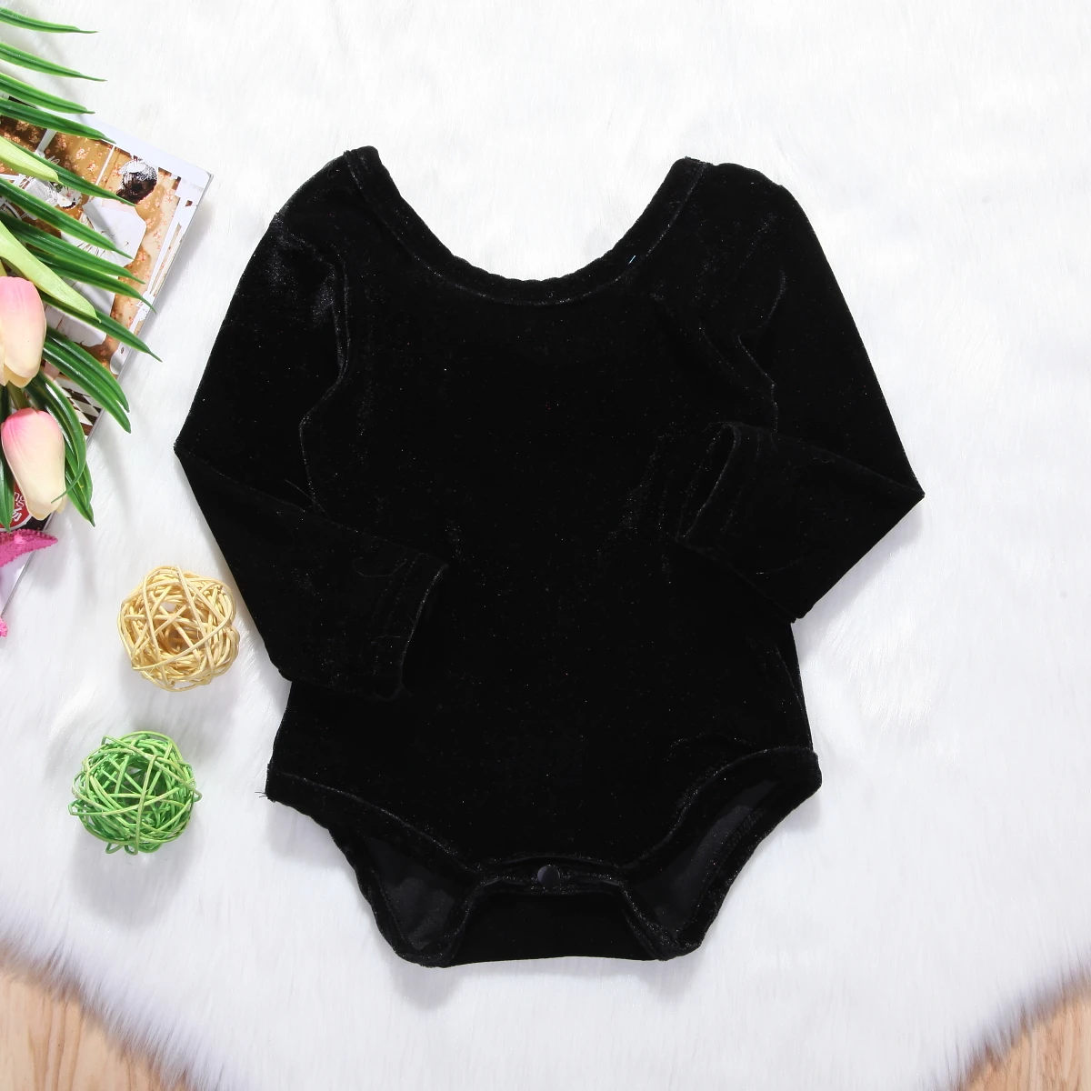 

2018 Newborn Kids Baby Girls Solid Bodysuit Outfits Babies Bowknot Bodysuits Jumpsuit Playsuit 0-24M Clothes