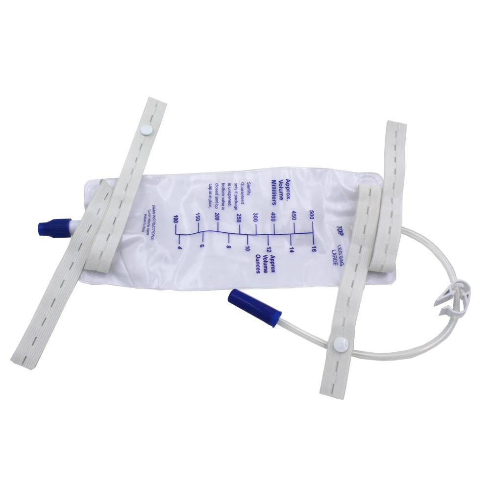 Нога мешок 500 мл одноразовые дренажной мочи мешки для сбора коллектор писсуар