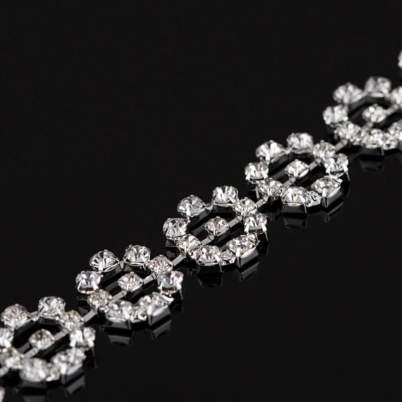 2018 свадебные браслеты Новое поступление супер сияющие хрустальные стразы со