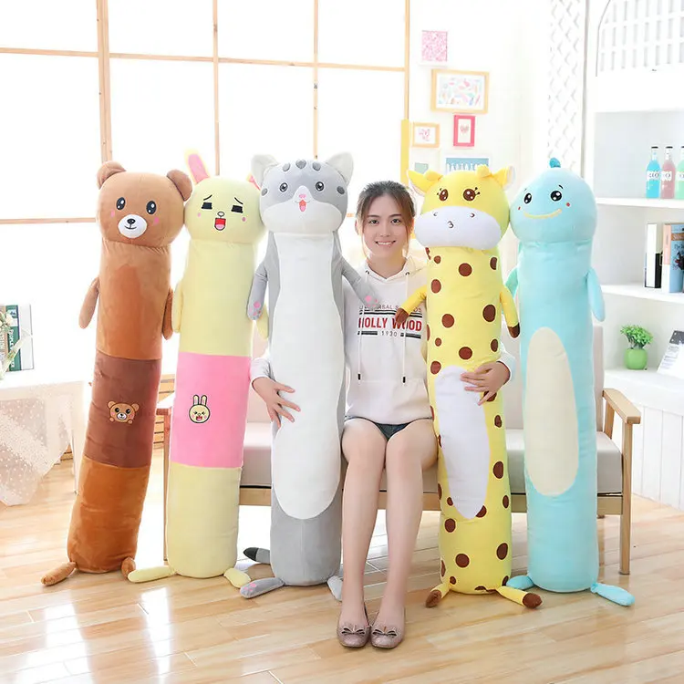 140cmKawaii плюшевые игрушки для кошек, мягкие куклы в виде животных, детские подарочные куклы, милые игрушки для собак, украшение дома, мягкие подушки