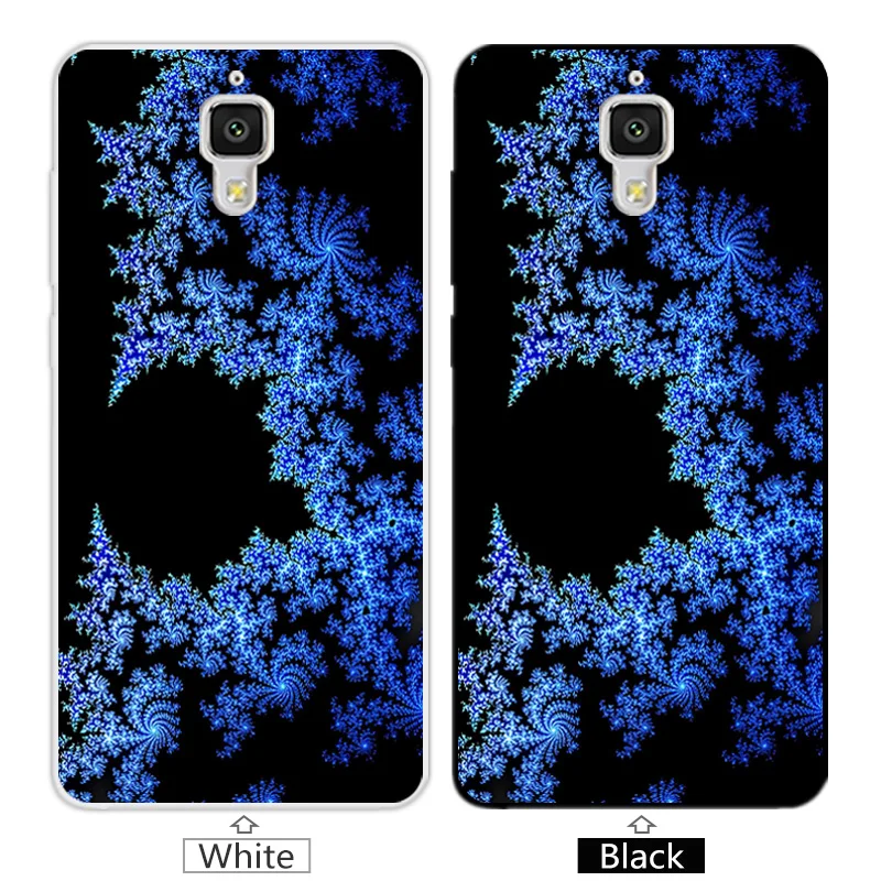 Soft Silicon for Xiaomi Mi4 Cases Customize Blue Cover Mi 4 Funda Slim TPU Phone Bag M4 Protector Coque |