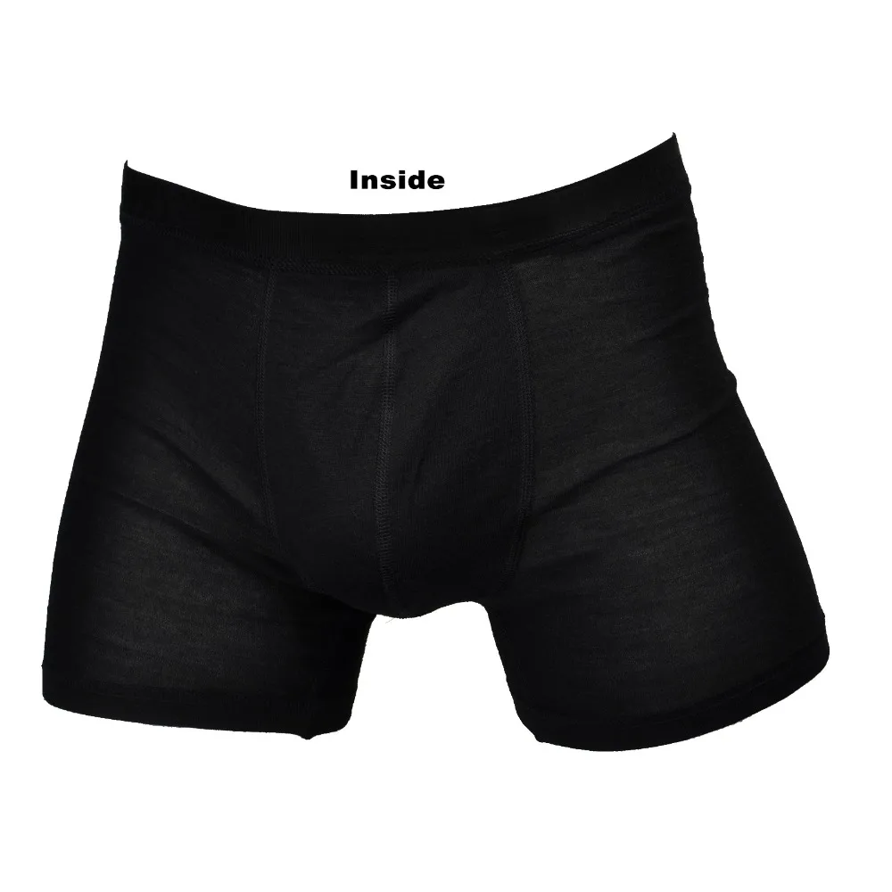 Мужские дышащие боксеры из 100% мериносовой шерсти нижнее белье для занятий