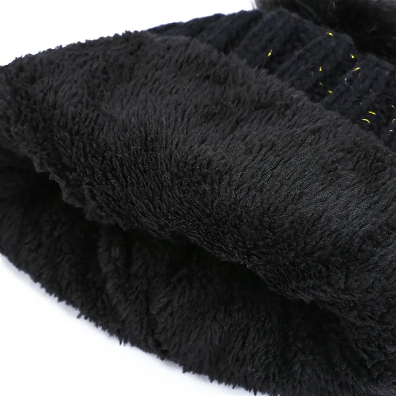 Бренд Nanci si, зимние шапки с помпонами, теплые шапки Skullies Beanies, вязаная шапка, шапка для женщин и девушек, повседневная двухслойная шапка Gorros