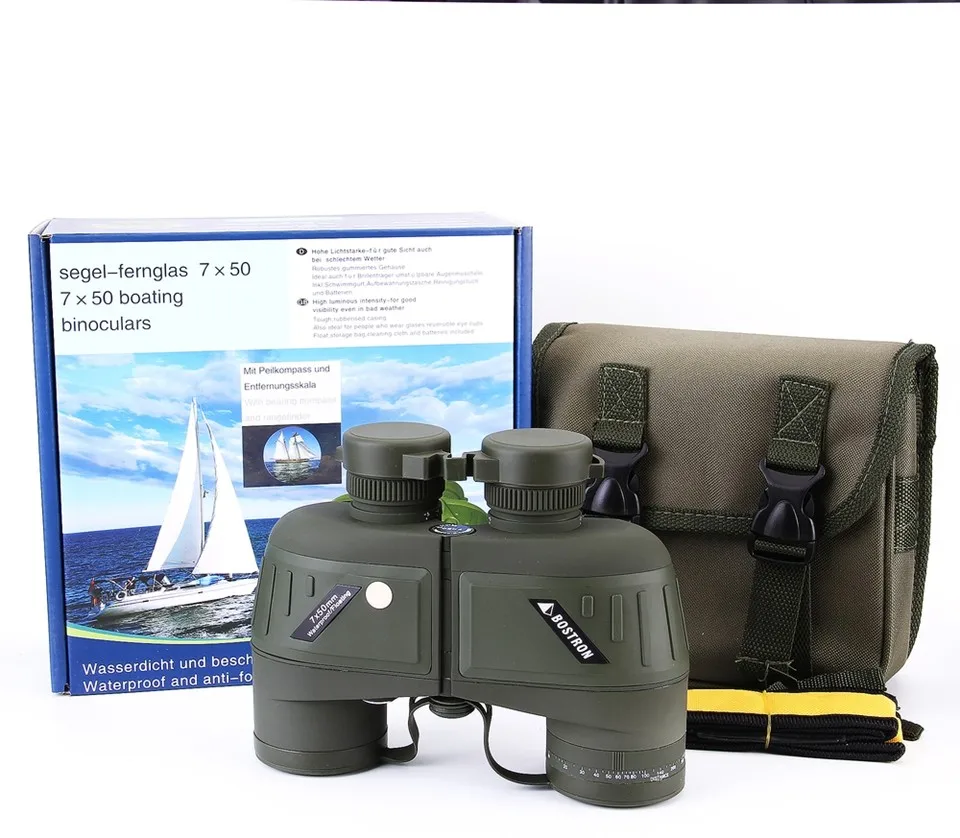 Бинокль для охоты HD водонепроницаемый без внутреннего компаса дальность