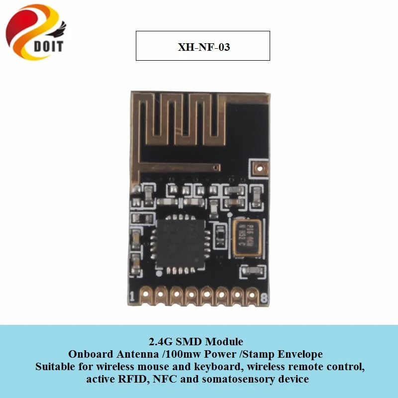 2.4G XH03 Модуль Wi-Fi ESP8266 ESP8285 ESP-12E ESP-12F ESP-F ESP-M1 ESP-M2 DT-06 ESP-01s ESP-07 Wroom-02 ESP32 2,4G XH-NF-01 RC игрушки - Цвет: 2.4G XH03