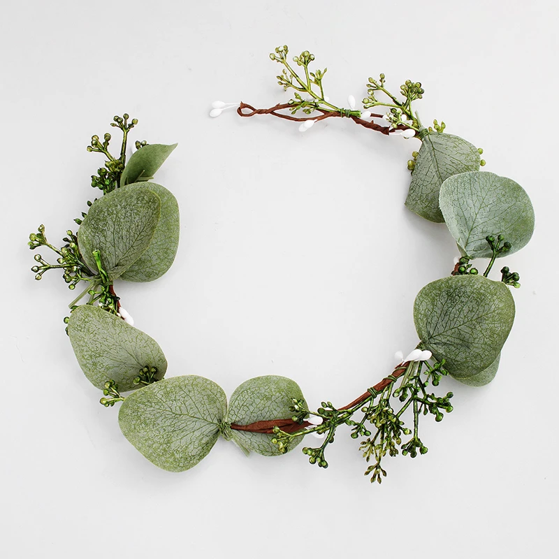 Трендовый гребень для волос в виде листьев и головная повязка женщин головной