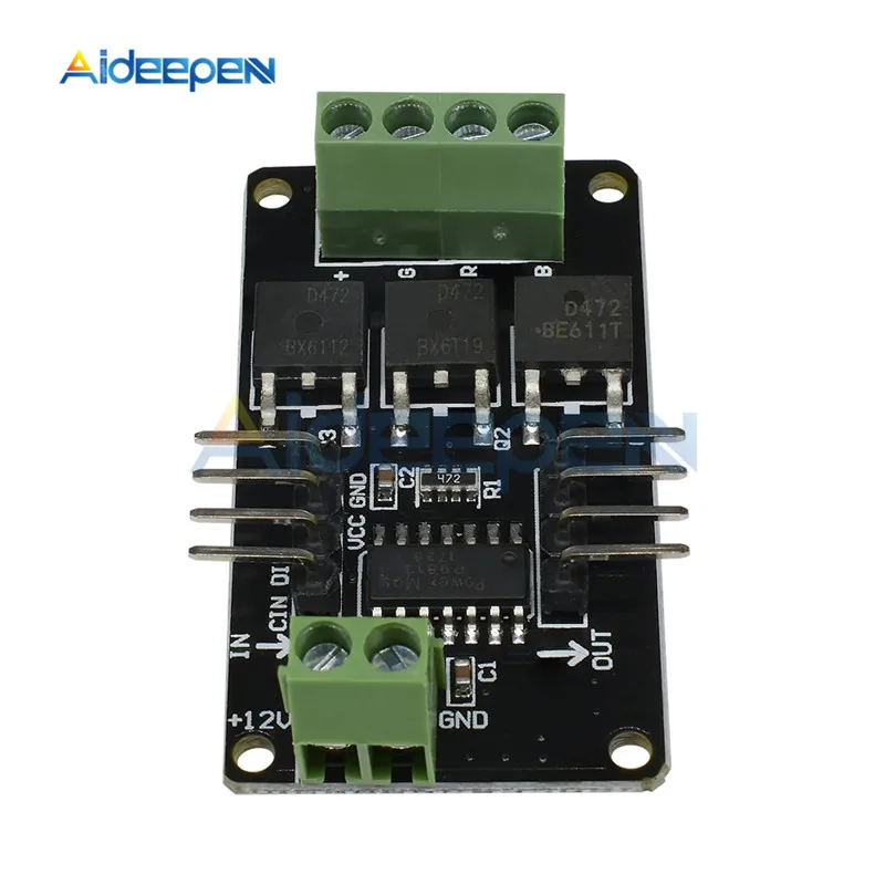1 шт. Светодиодная лента модуль драйвера V1.0 для Arduino UNO R3 для MCU системы для Arduino STM32 AVR 12 В DC 5 В MCU полноцветная RGB плата одна