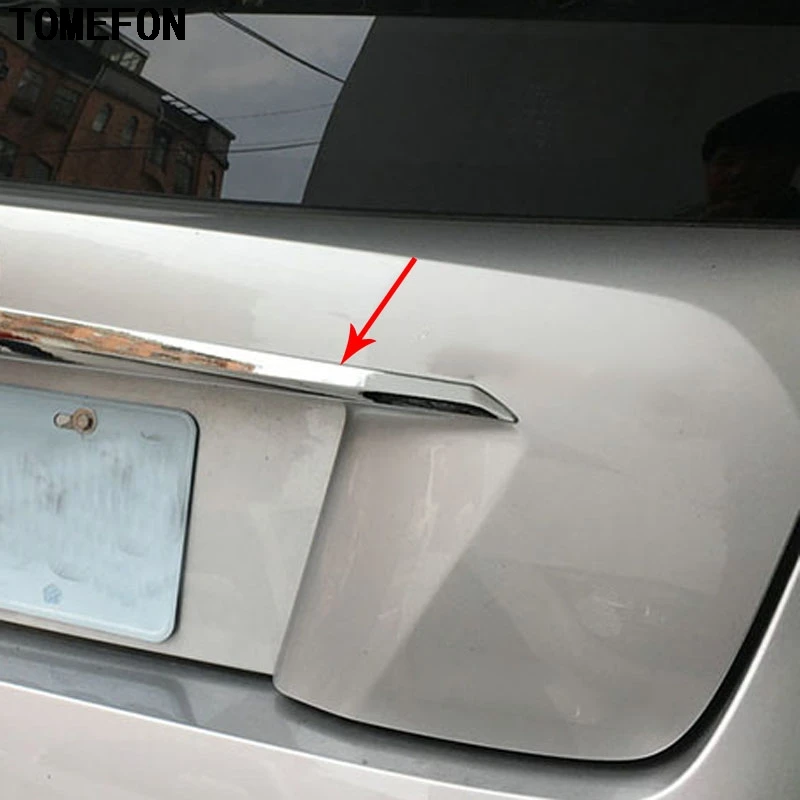 TOMEFON 2 шт. для Toyota Prius XW50 2016 2017 экстерьер ABS Задняя Крышка багажника рамка Накладка