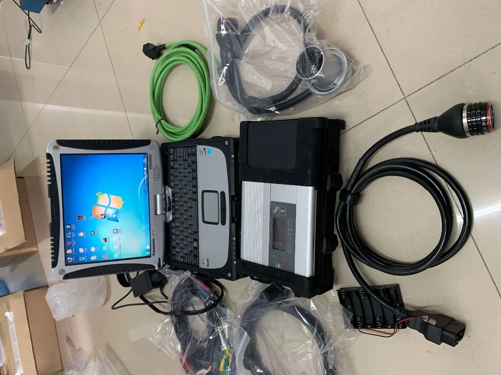

Super MB Star C5 SD connect C5 diagnostic Tool with software V2020.12 latest SSD super Speed installed in CF19 i5 8g Laptop
