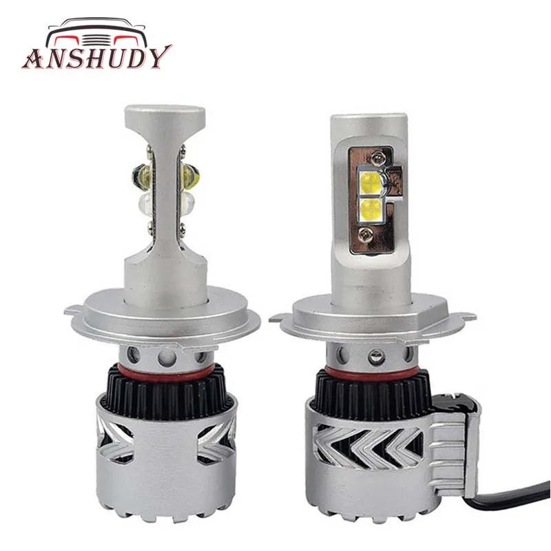 XHP50 H4 H7 светодиодный H11 HB3 Автомобильные фары Противотуманные HB4 H8 80 Вт 12000lm 9012 9004 9007