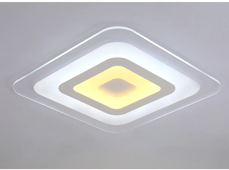 Тонкие потолочные светильники светодиодное прямоугольное освещение для