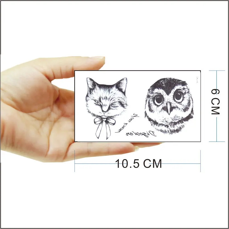 5 шт./компл. временные крошечные татуировки нетоксичный и водостойкий пистолет