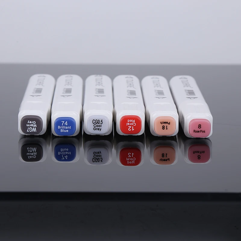 Touchfive 80 Цветная кисть маркеры двойная голова эскиз для рисования манга анимация