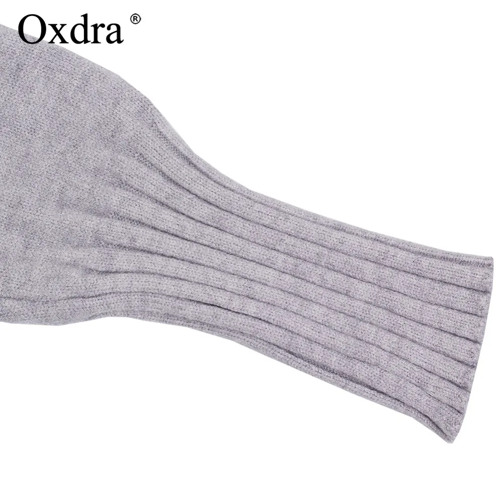 Oxdra 2018 осень зима новые женские свитера и пуловеры Базовая Водолазка трикотажные