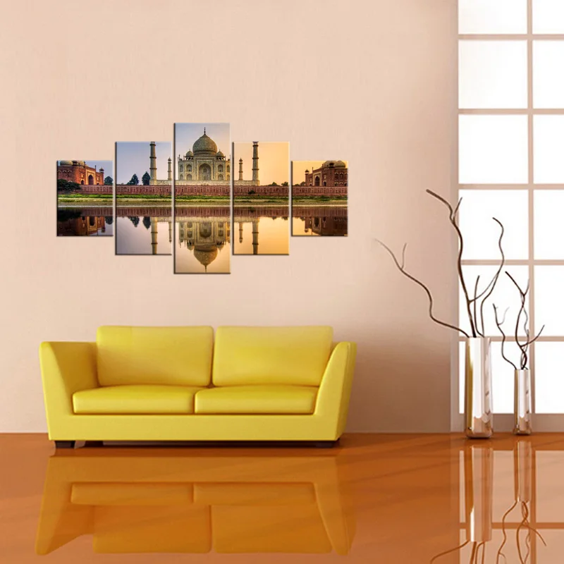 5 шт. классический Европейский дворец церковь Винтаж Rrtro Художественная печать