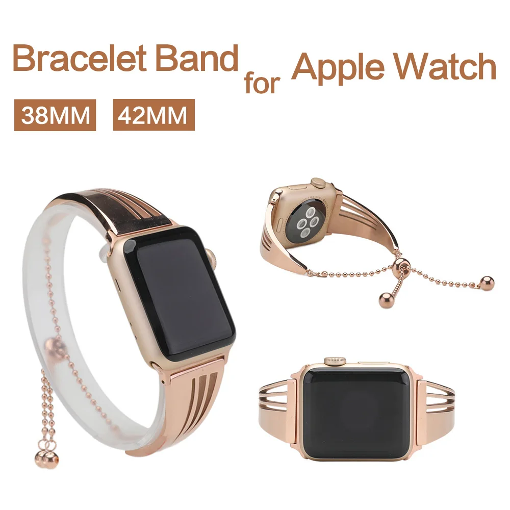 Ремешок из нержавеющей стали 316L для Apple Watch 5 4 3 2 Iwatch 40 мм 44 42 38 мм|Ремешки часов| |