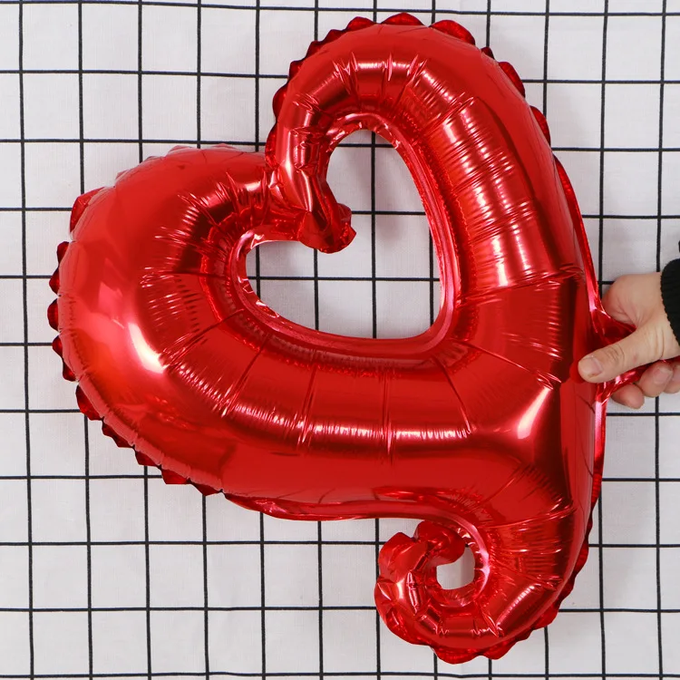 5PCS/pack hollowed-out Heart shaped Balloon Foil balloons balloon Rose Gold decoration Valentine's day wedding | Дом и сад