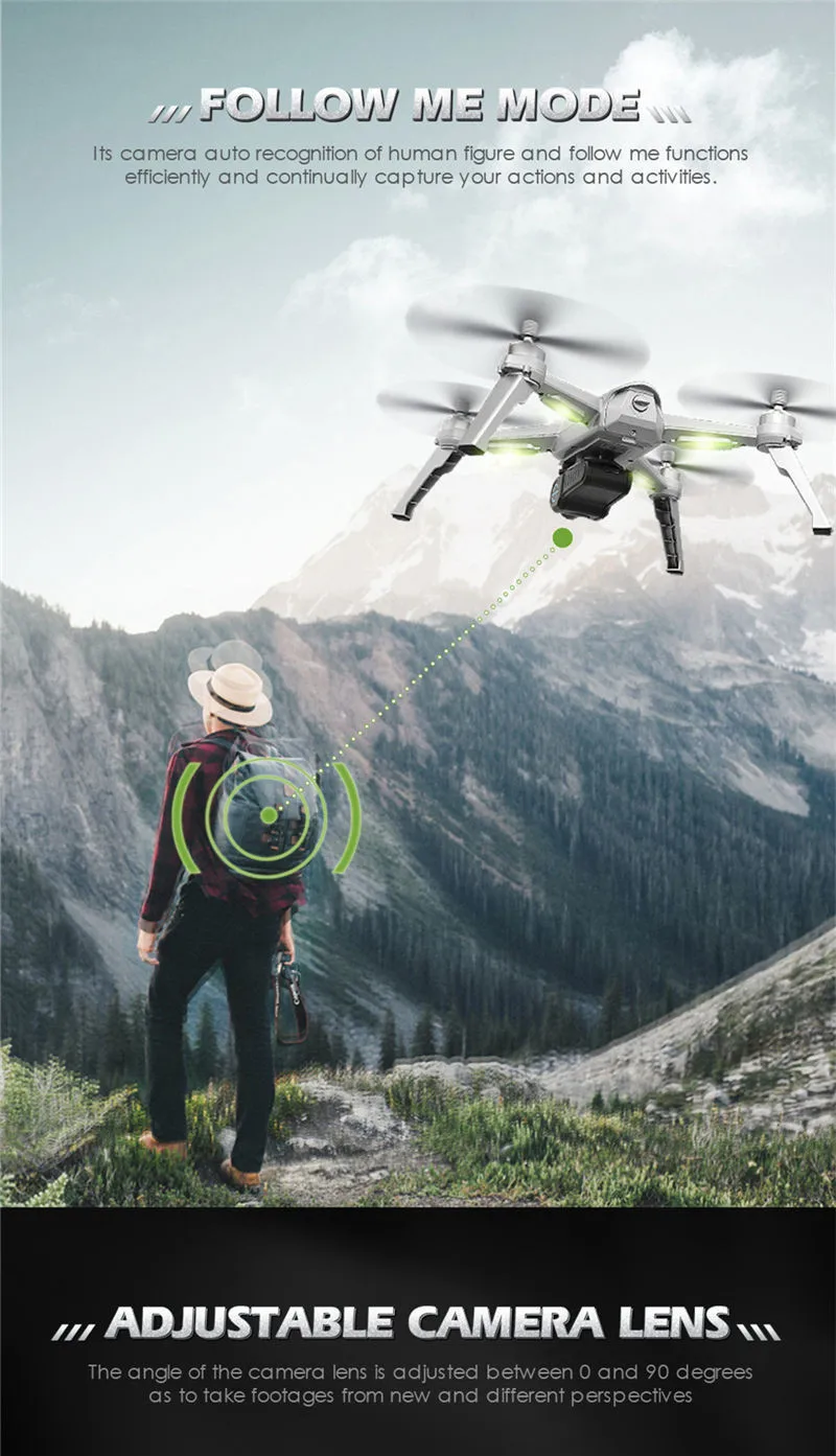 JJPRO X5 5G gps wifi FPV радиоуправляемая беспилотная камера 1080P максимум 18 минут следуем за мной высота удержания Квадрокоптер RTF