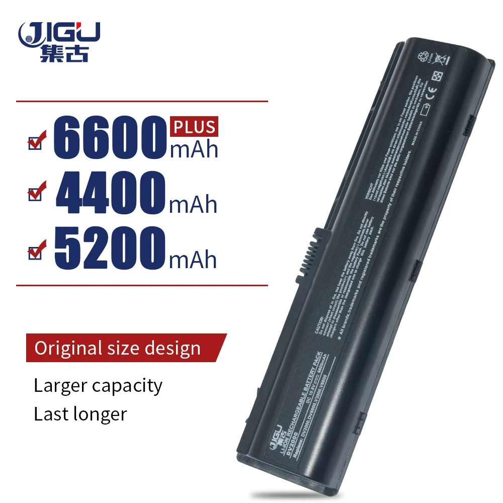 JIGU 6 ячеек Аккумулятор для ноутбука HP DV2000 серии V3000 F500 F700 436281 241 452057 001 HSTNN DB42|battery for