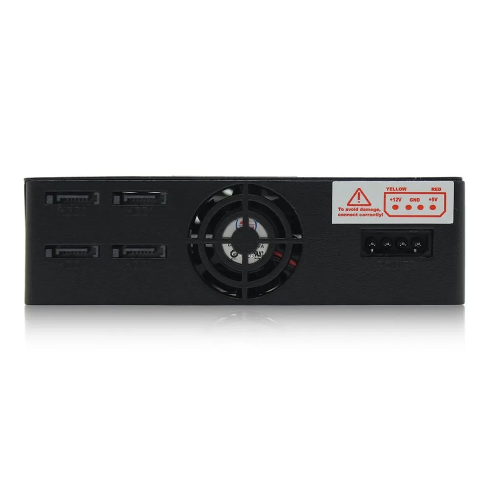 Oimaster He-2006 4 слота Sata внутренняя стойка 2,5 дюймов Чехол для жесткого диска внутренняя Мобильная стойка со светодиодным индикатором встроенный вентилятор