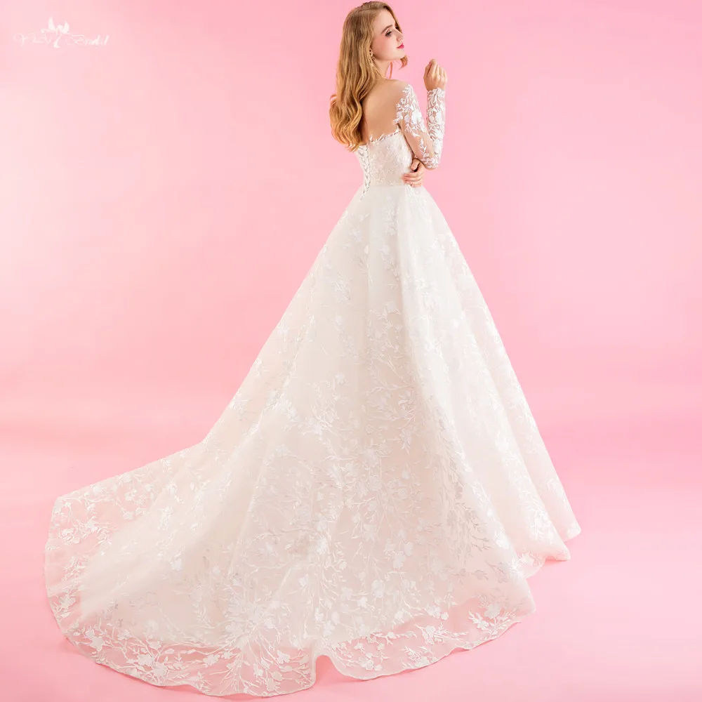 RSW1322 реальные фотографии Yiaibridal свадебное платье с длинным рукавом цвета