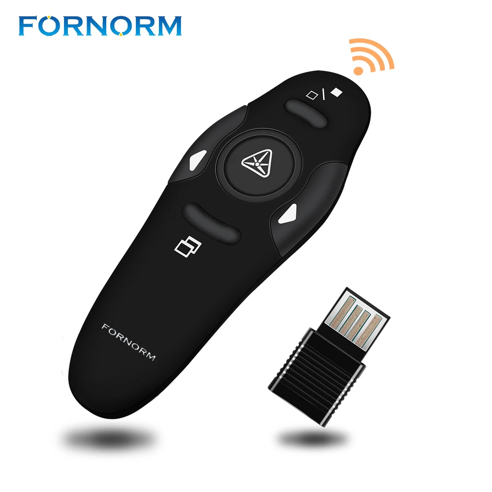 Фото FORNORM 2 4 ГГц беспроводной Презентация Powerpoint Presenter Ручка USB RF дистанционное