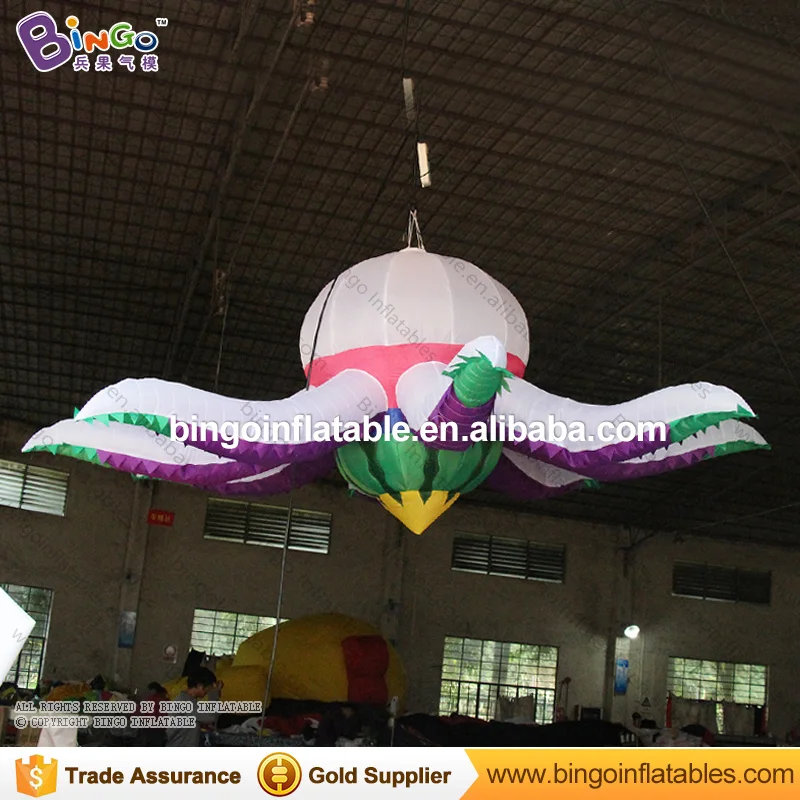 Бесплатная доставка гигантский надувной подвесной цветок Надувное цветочное