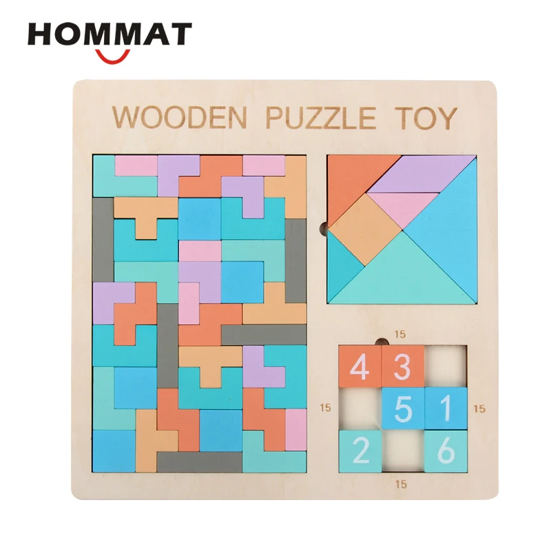 Деревянная игрушка пазл Hommat 30 см|Пазлы| |